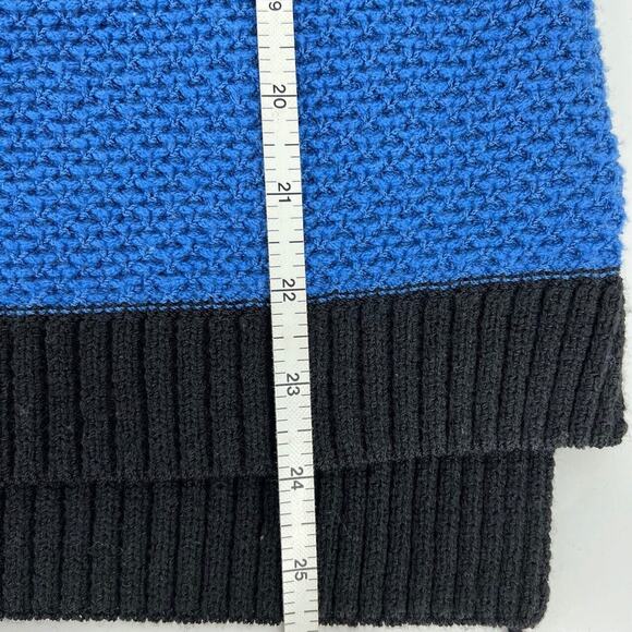 St. John Yellow Label Black Blue Color Block Sweater Size S - Picture 6 of 9